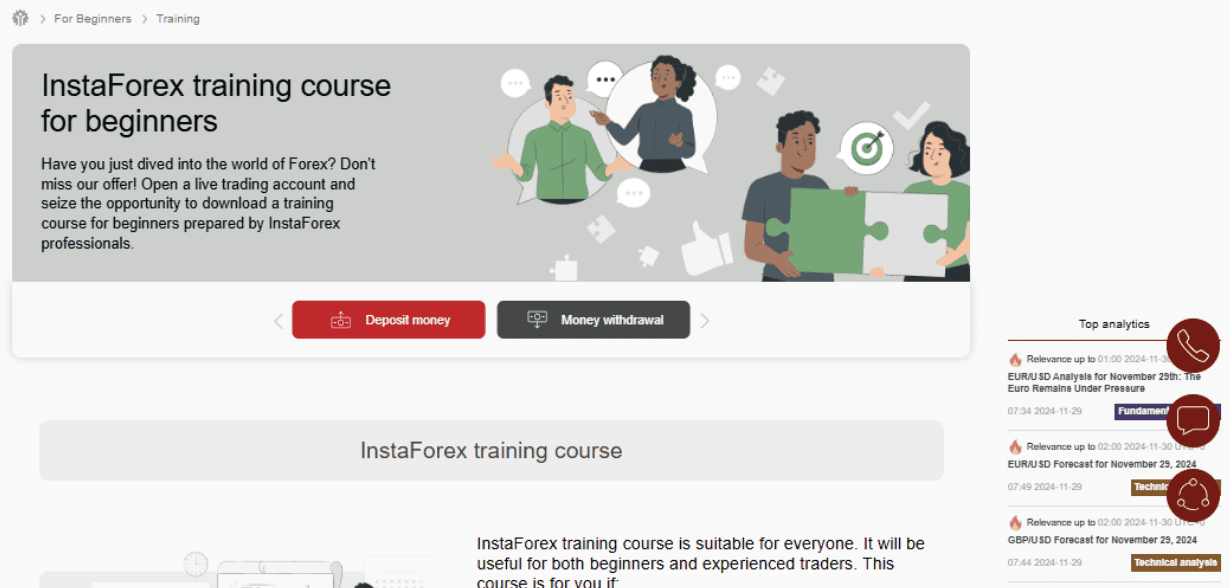 InstaForex Education