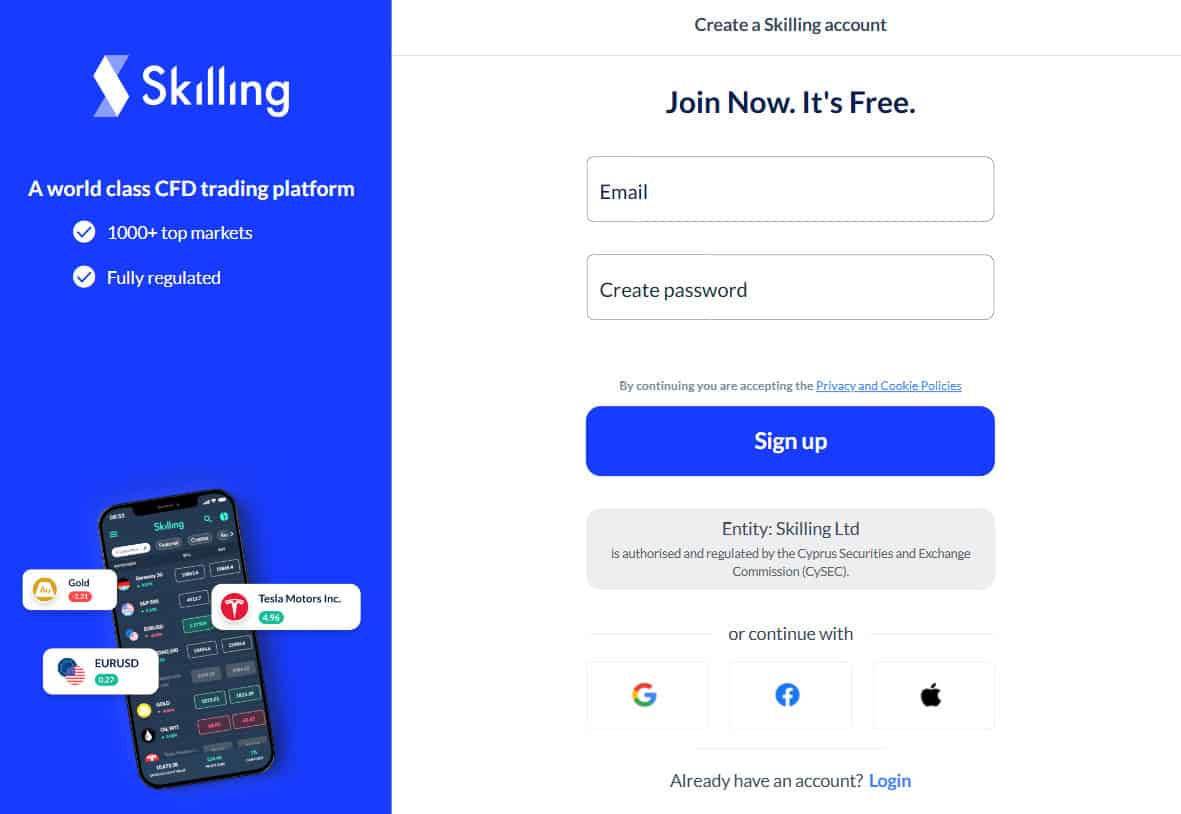 Skilling Account Opening Review