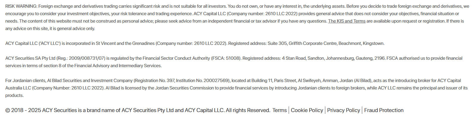 ACY Securities License Review