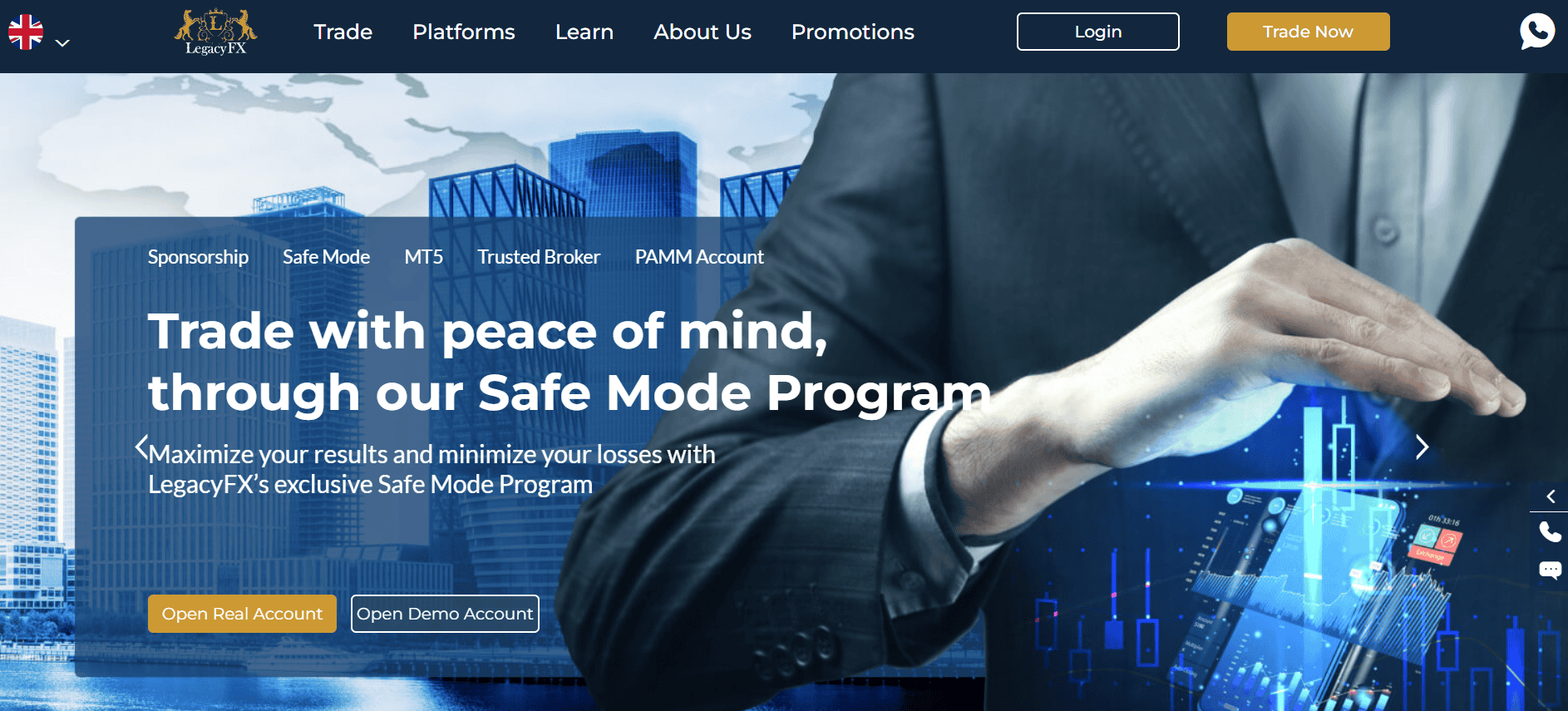 LegacyFX Website Review