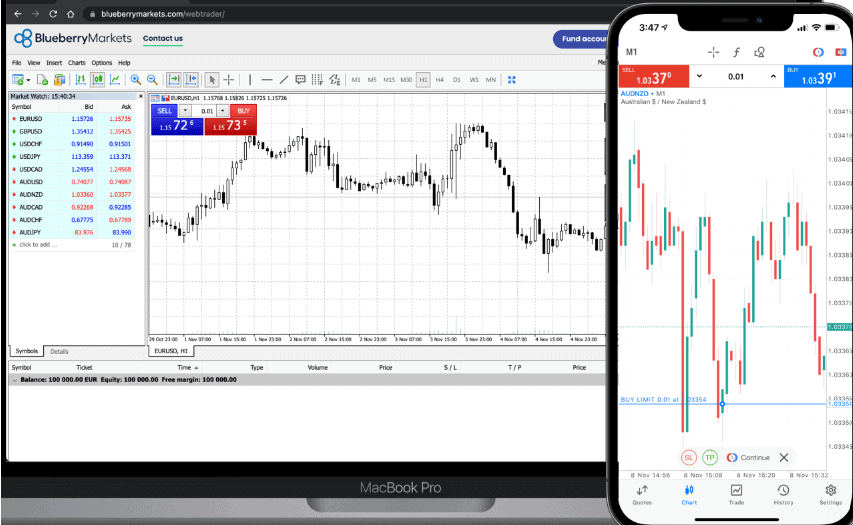 Blueberry Markets Trading Platforms Review