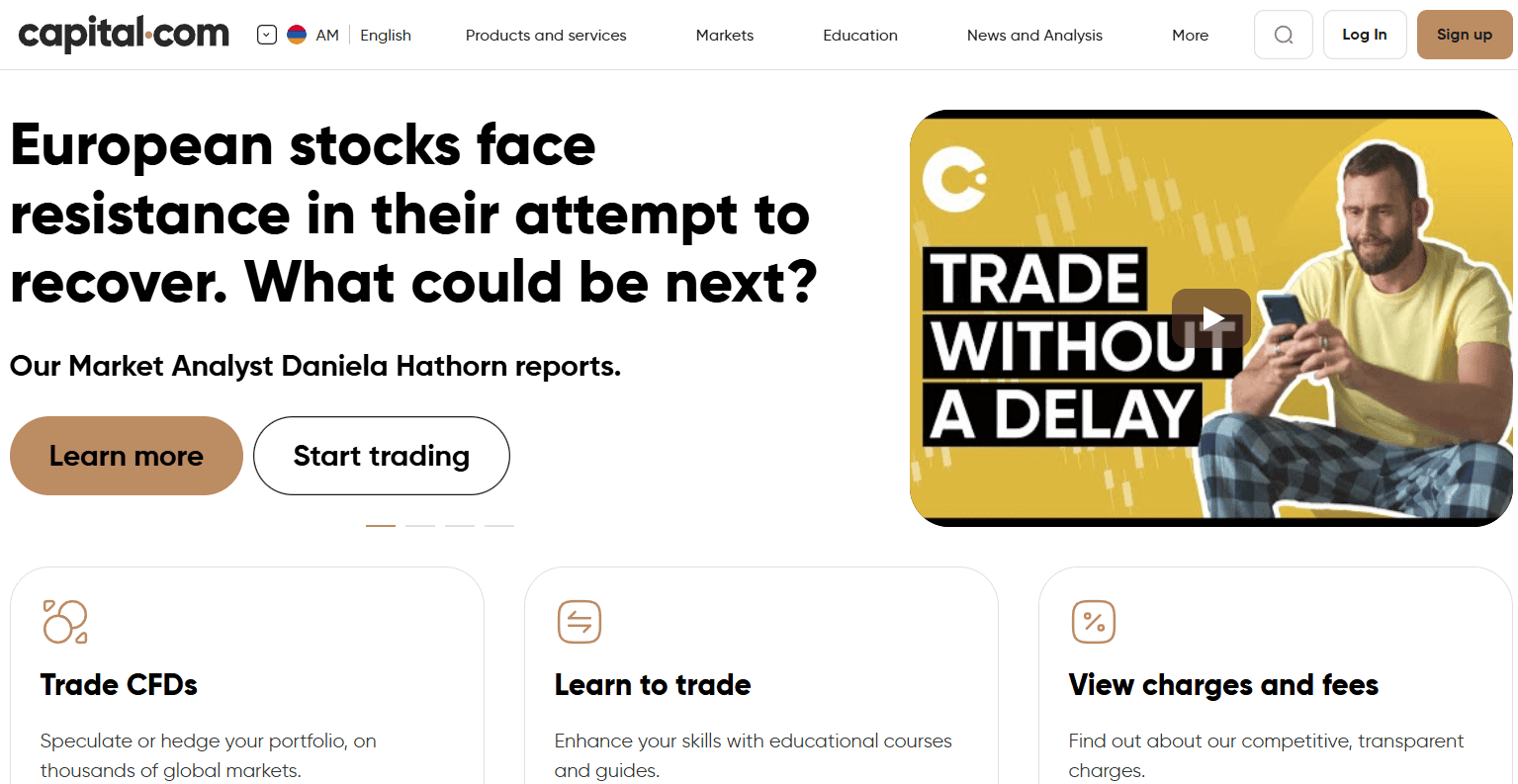 Capital.com Website Review