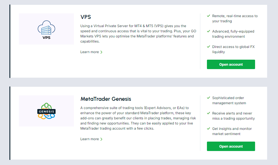 GO Markets Tools Review