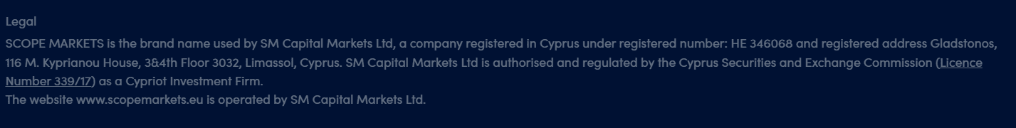 Scope Markets Regulation Review