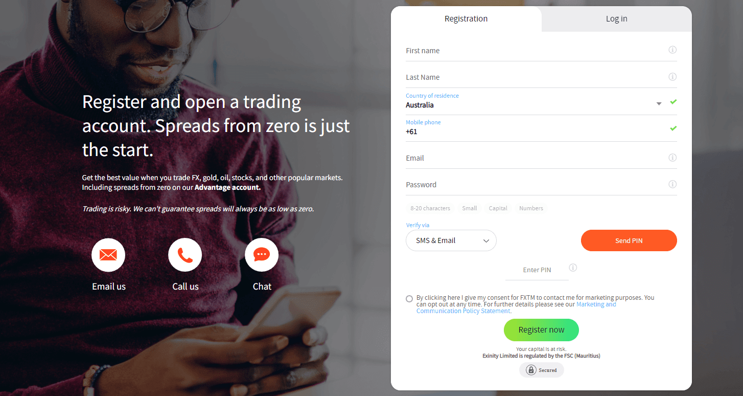 FXTM Account Opening Review