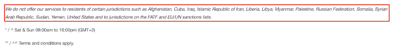 FP Markets Restricted Regions Review