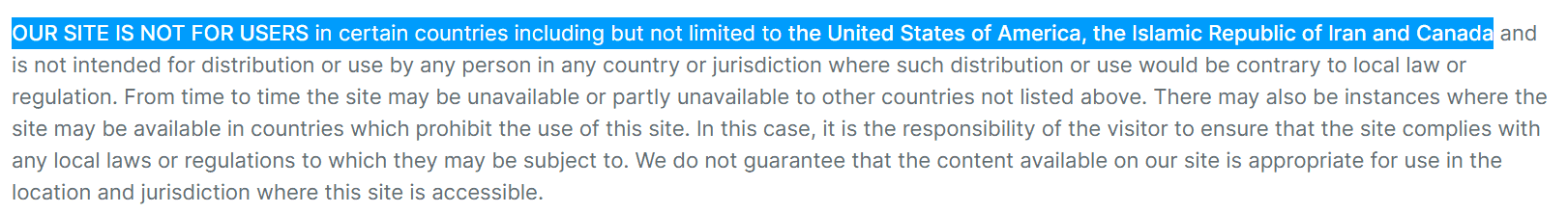 FxPro Restricted Regions Review