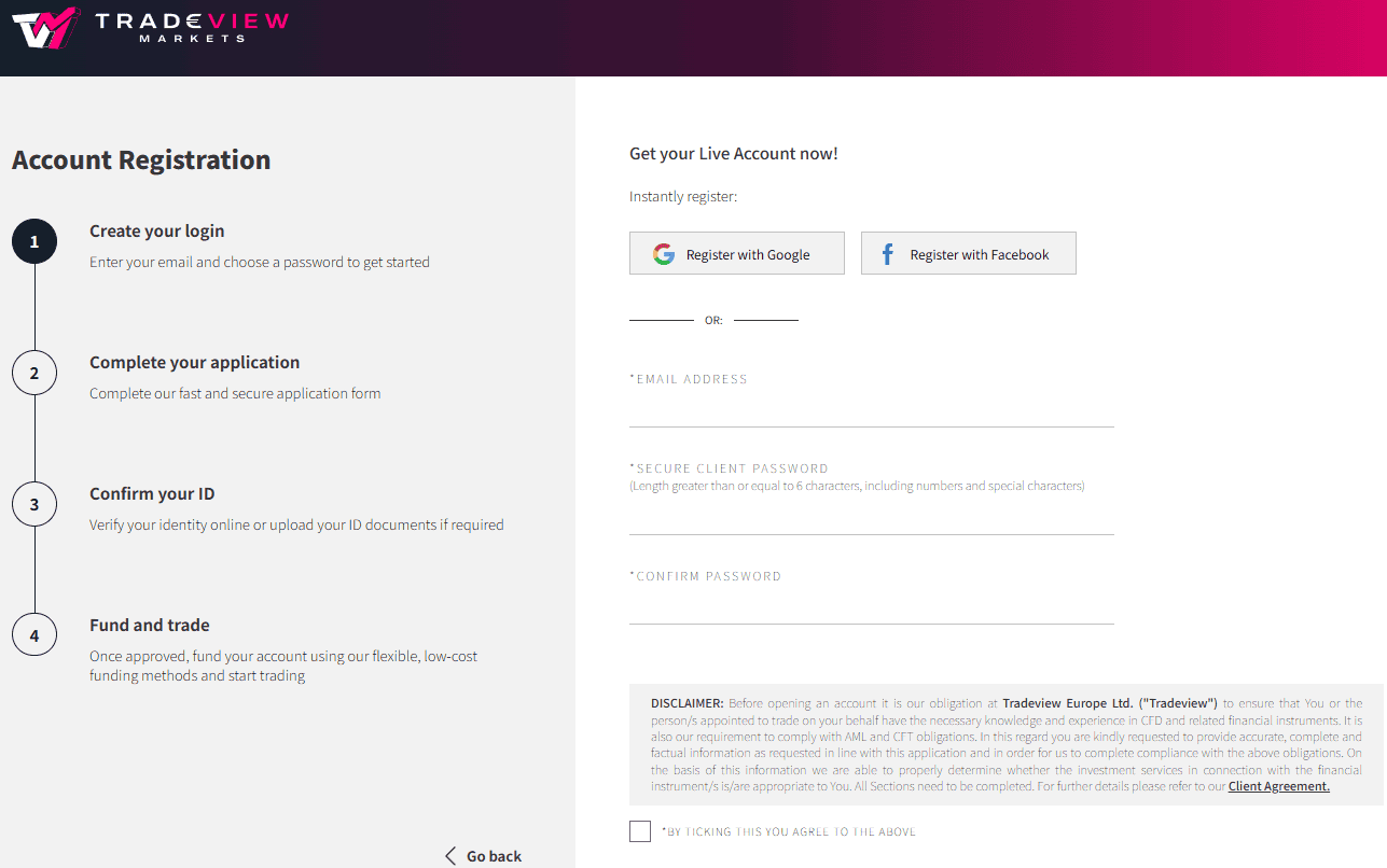 Tradeview Account Opening Review