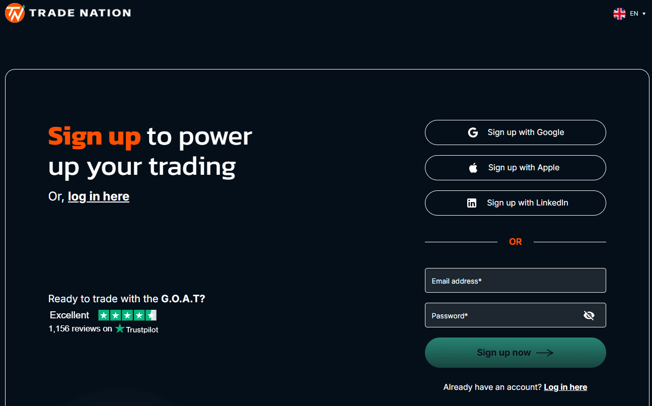 Trade Nation Account Opening Review