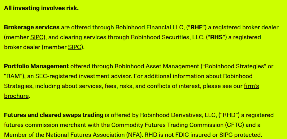 Robinhood License Review