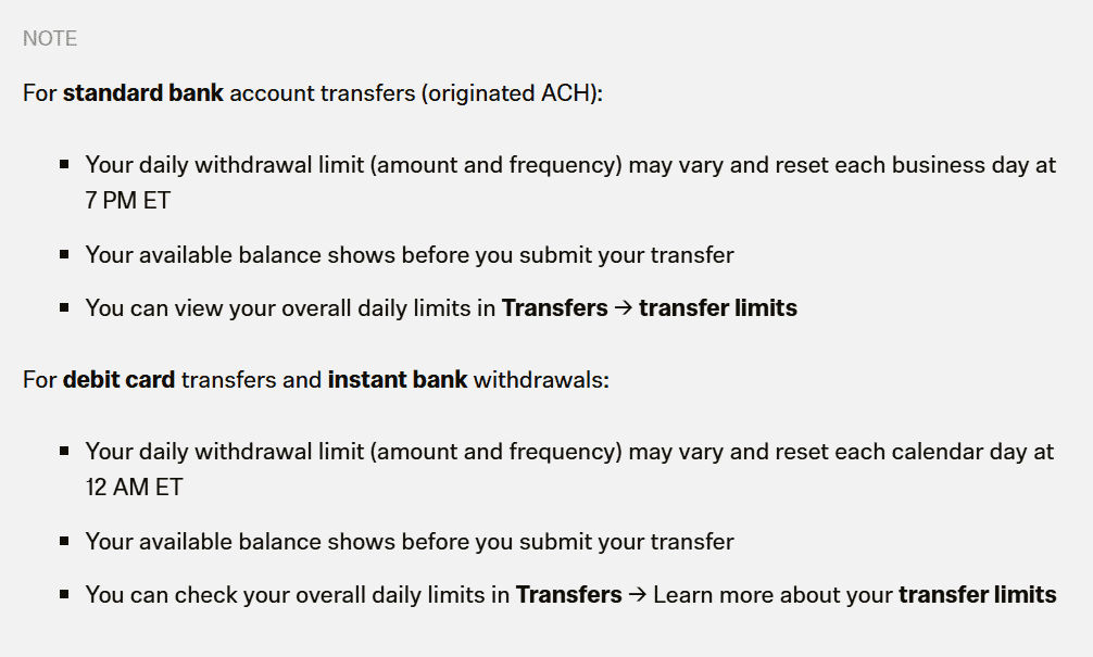Robinhood Deposit/Withdrawal Review