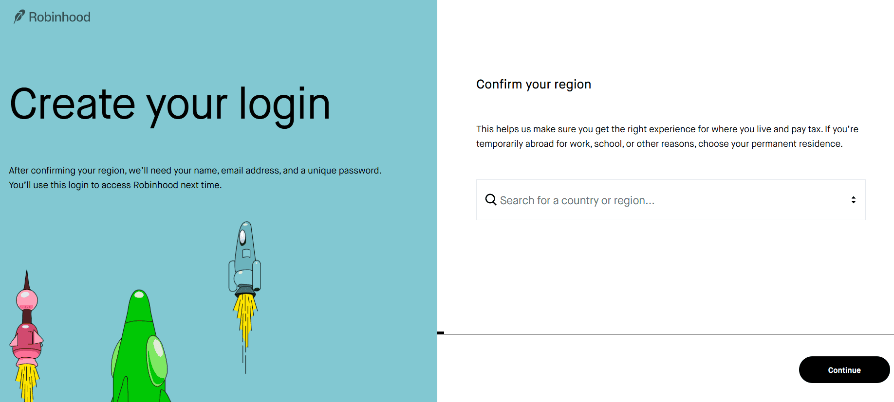 Robinhood Account Opening Review