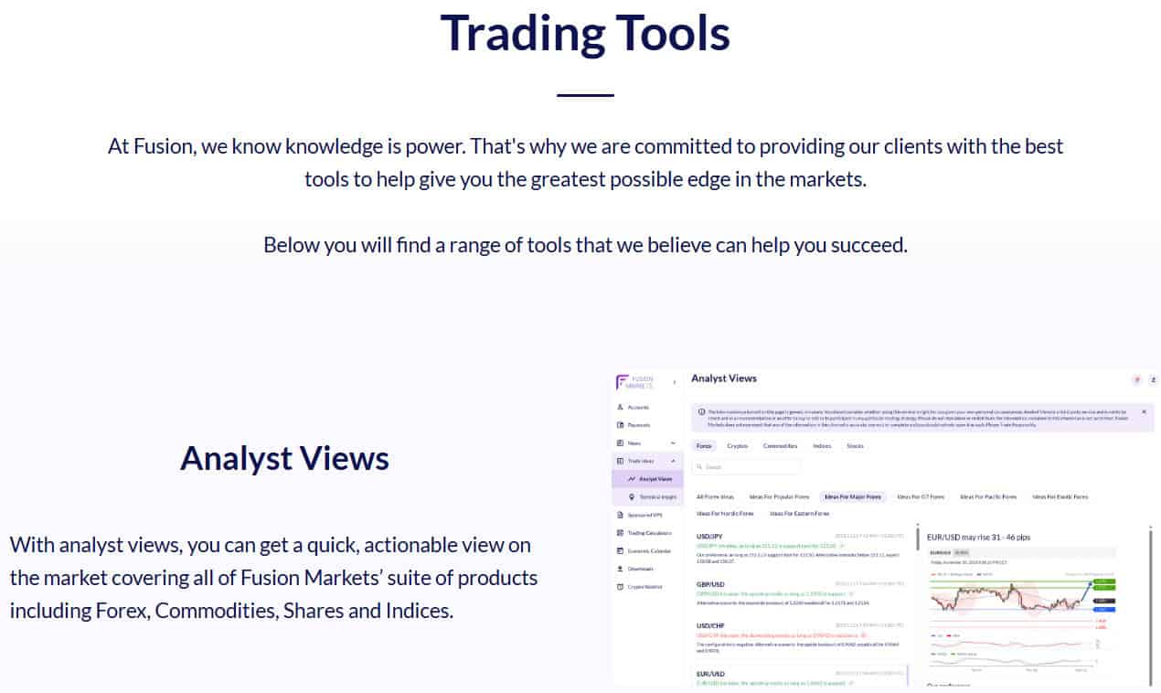 Fusion Markets Research Review