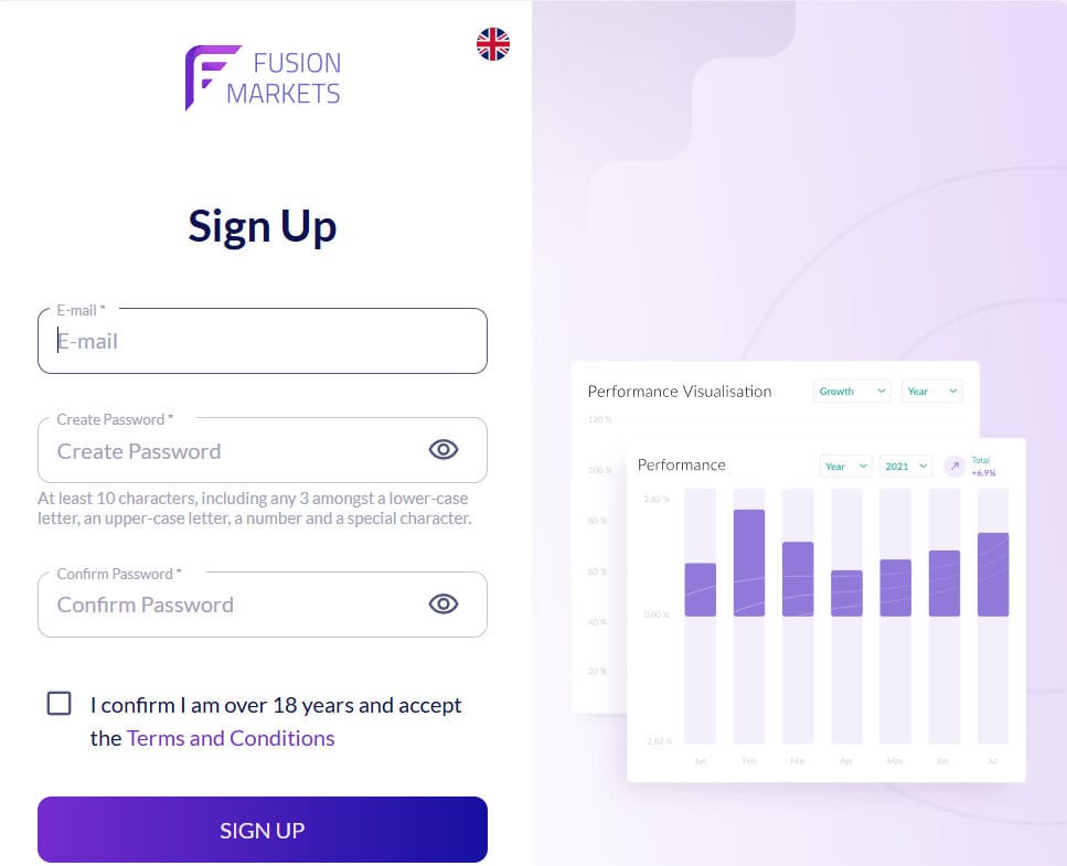 Fusion Markets Account Opening Review