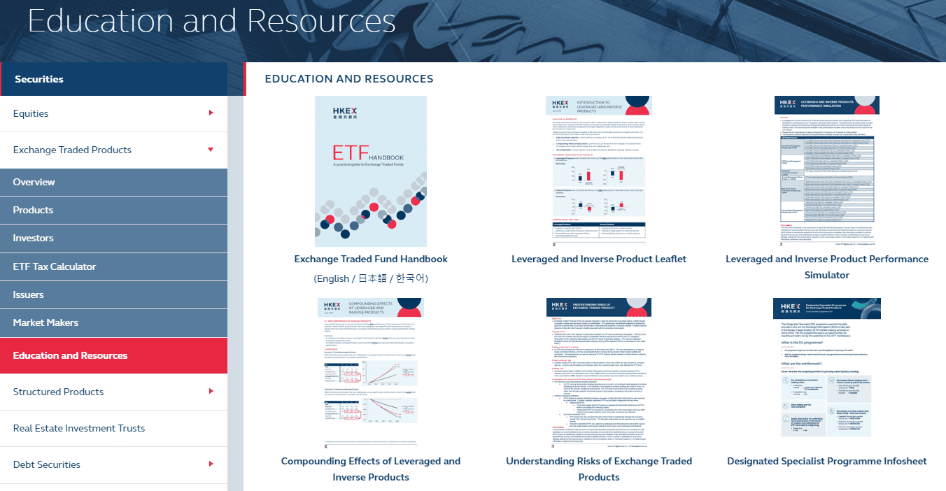 HKEX Education Review