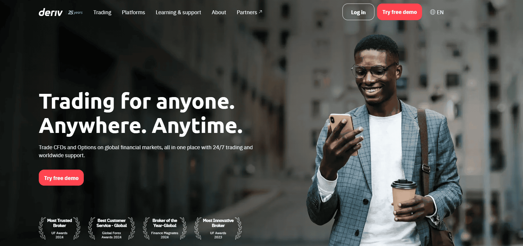 Deriv Website Review