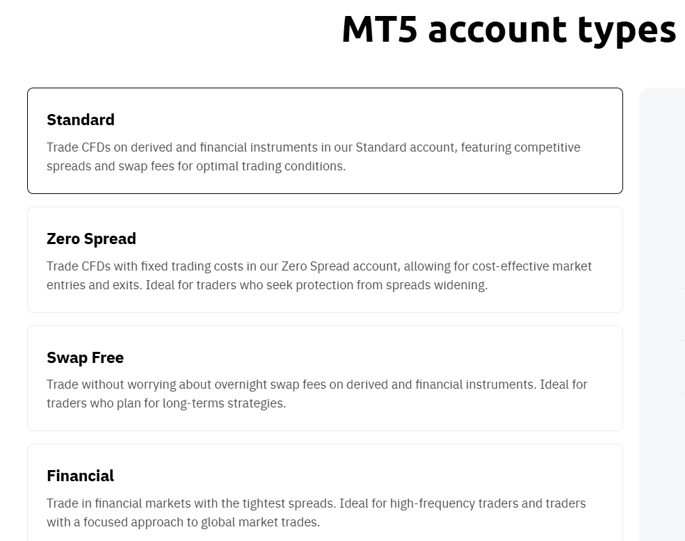 Deriv Accounts Review