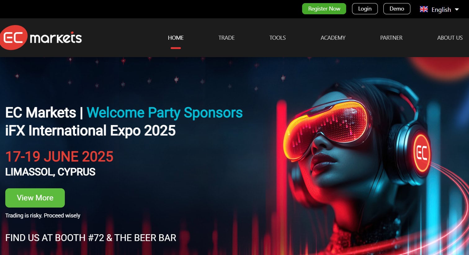 EC Markets Website Review