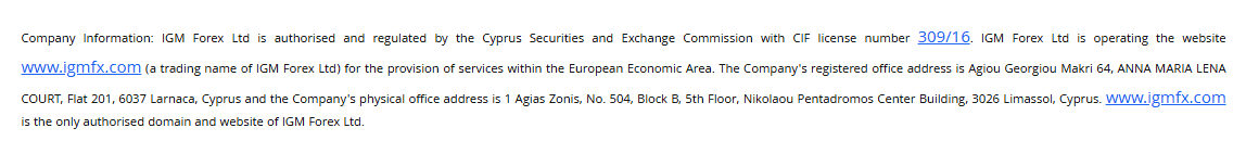 IGM Fx Regulation Review