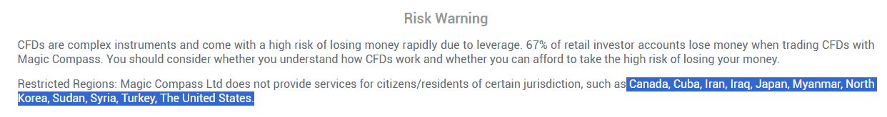 Magic Compass Restricted Regions Review