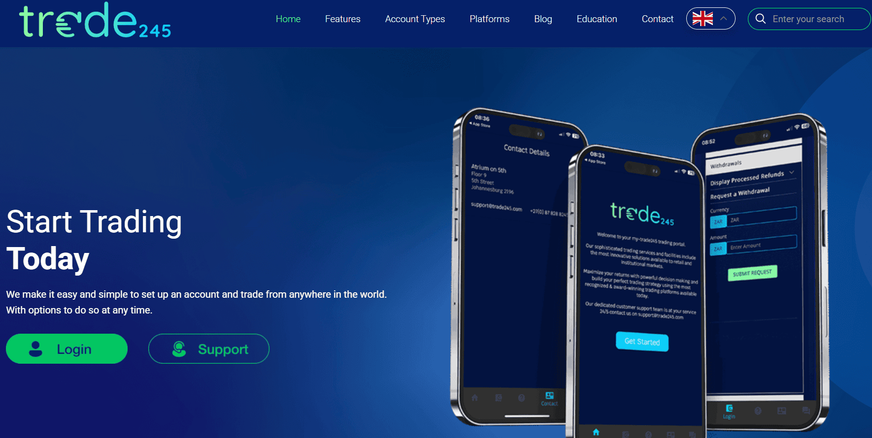 Trade245 Website Review