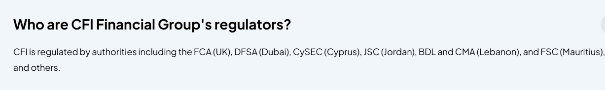 CFI Financial Regulation Review