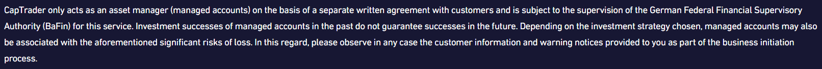 CapTrader Regulation Review