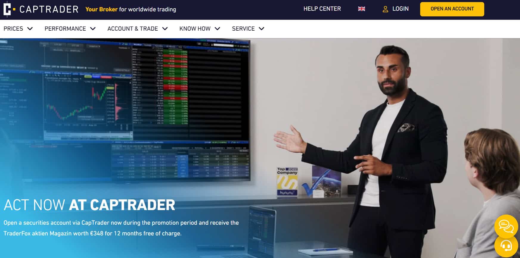 CapTrader Website Review
