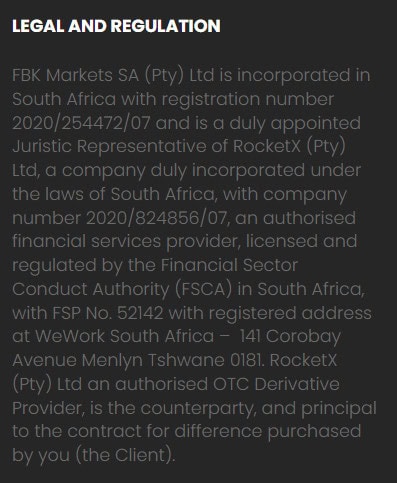 FBK Markets Regulation Review
