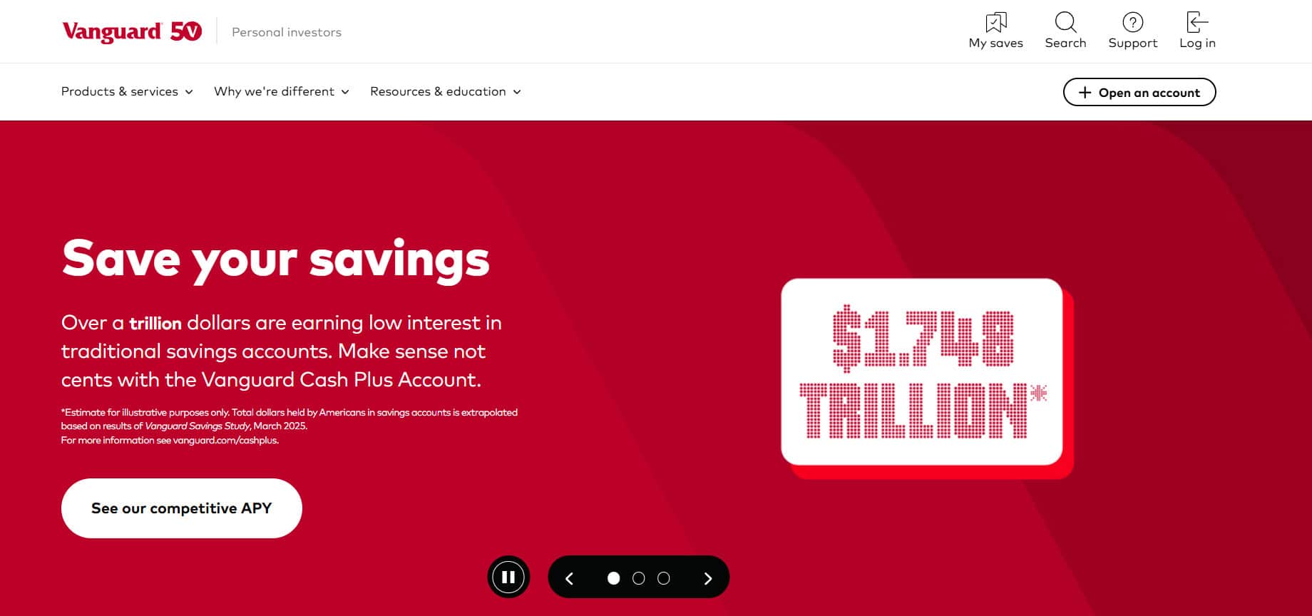 Vanguard Website Review