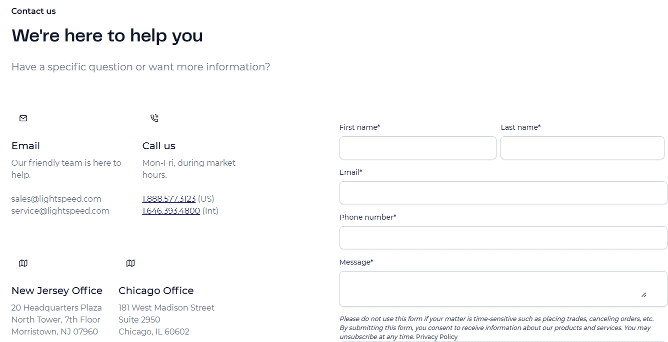 Lightspeed Support Review