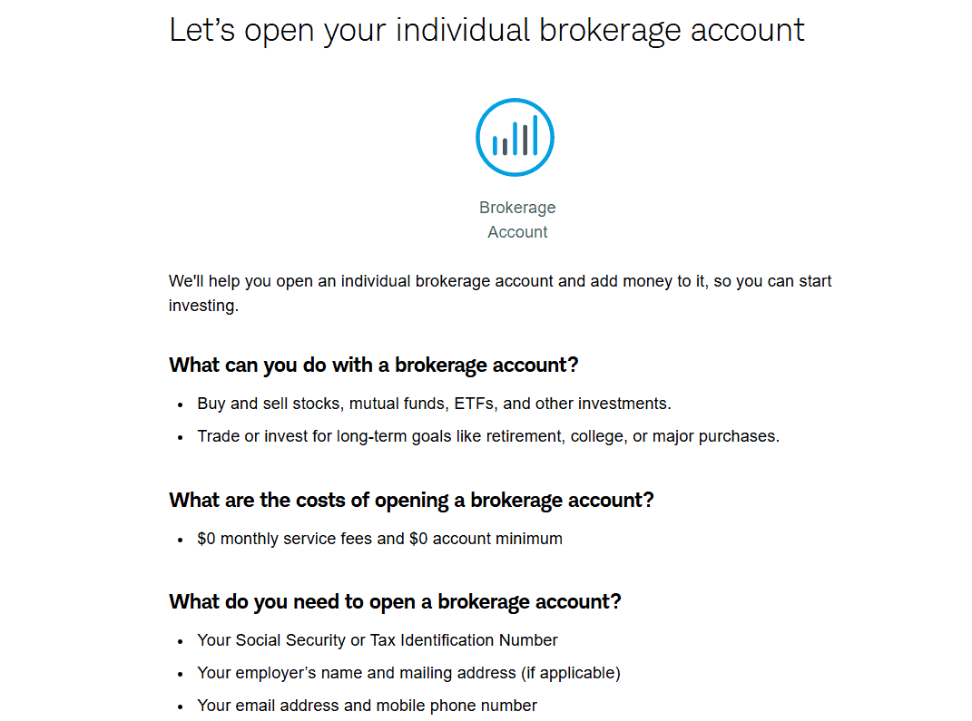 Charles Schwab Account Opening Review