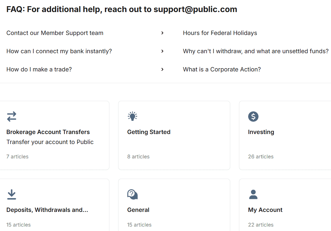 Public Support Review