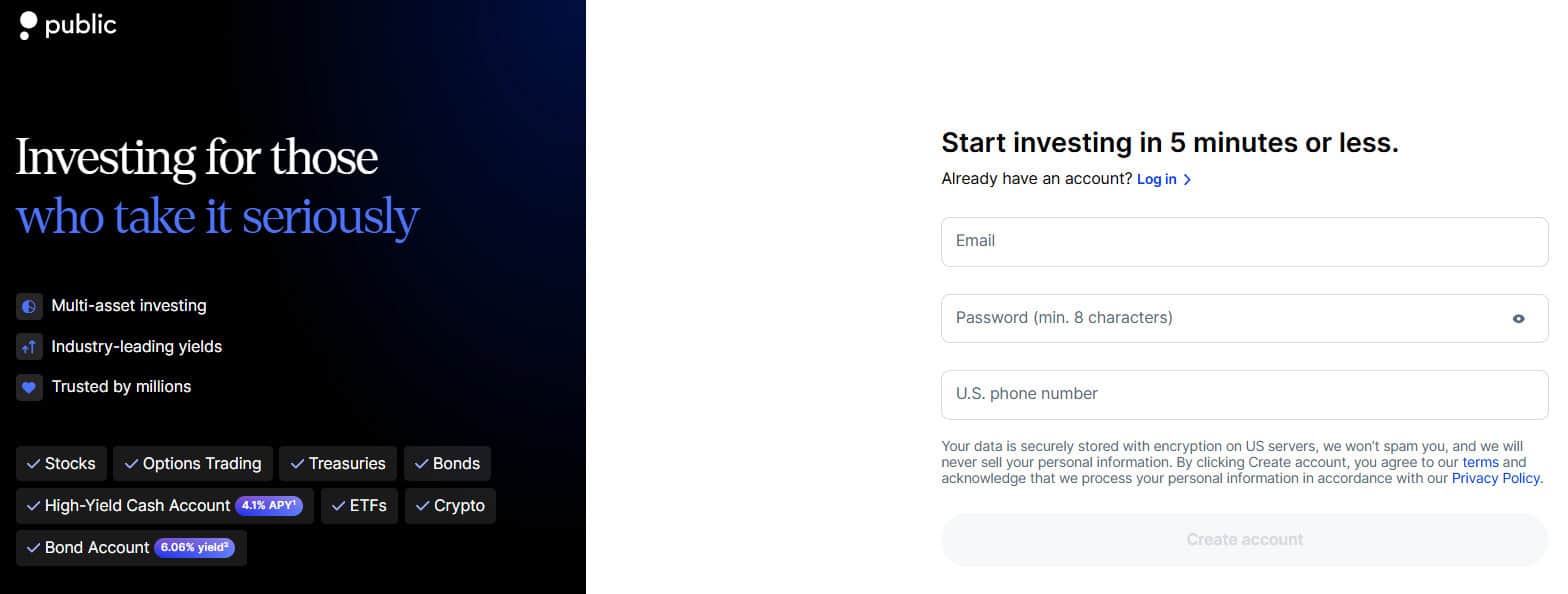 Public Account Opening Review