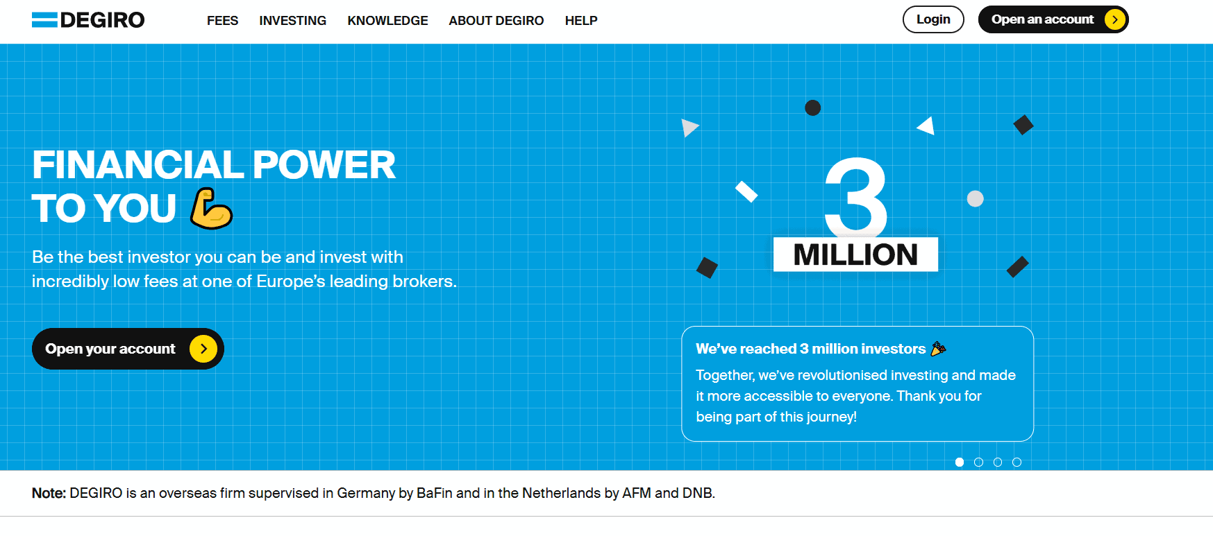 Degiro Website Review