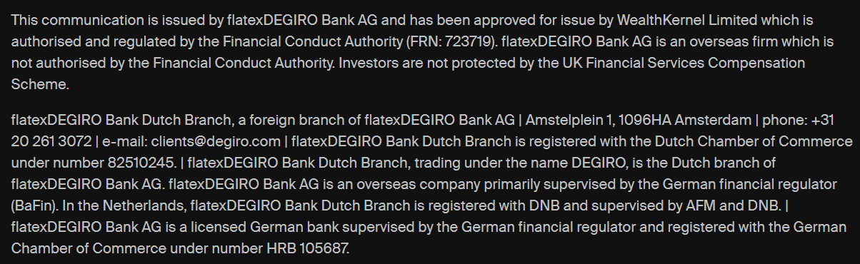 Degiro License Review