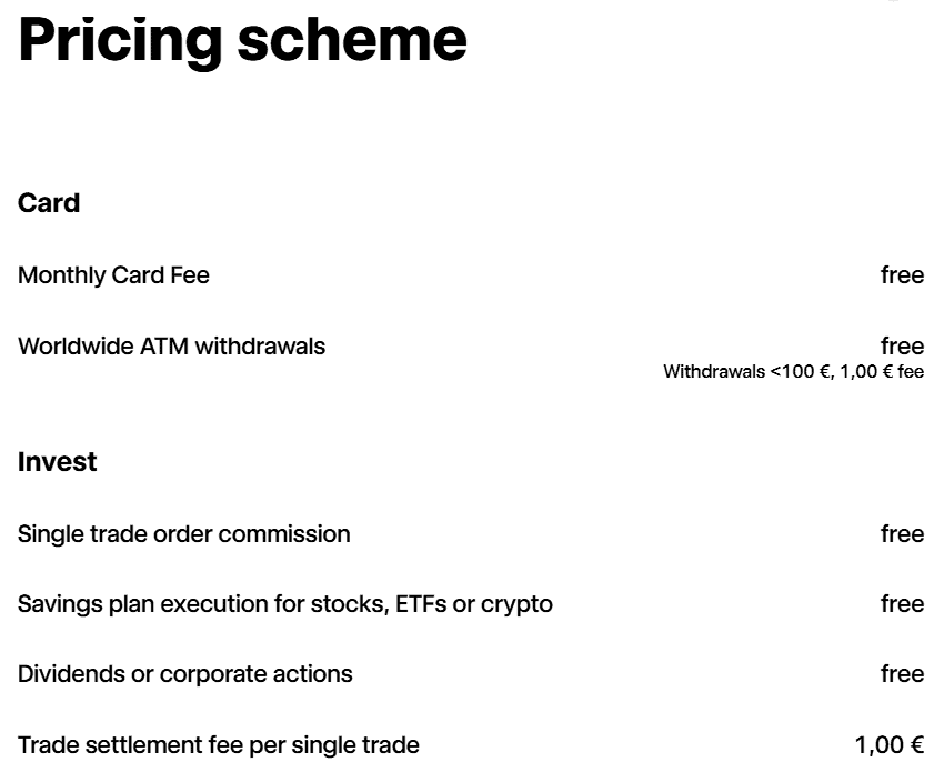Trade Republic Fees Review