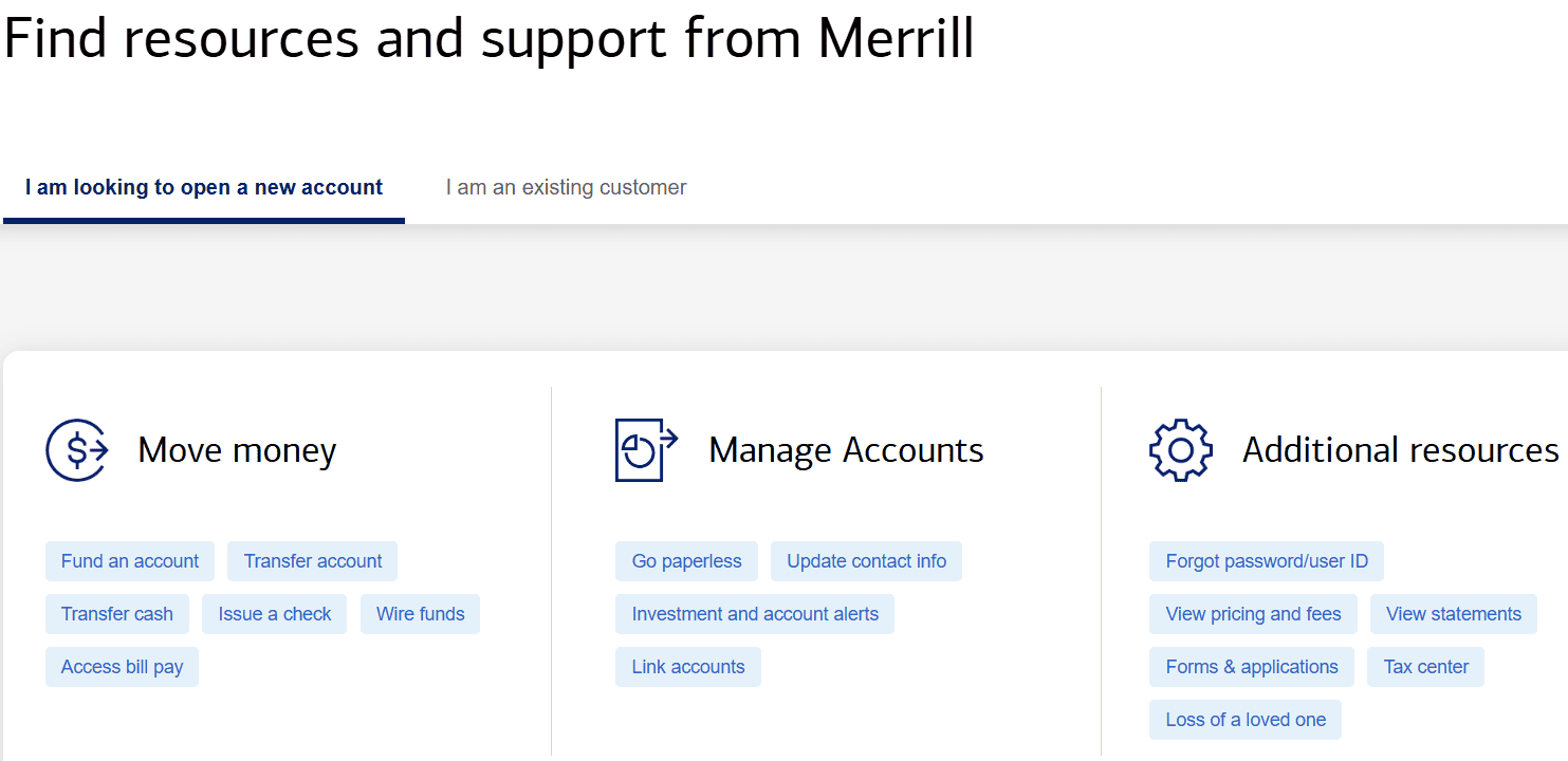 Merrill Edge Support Review