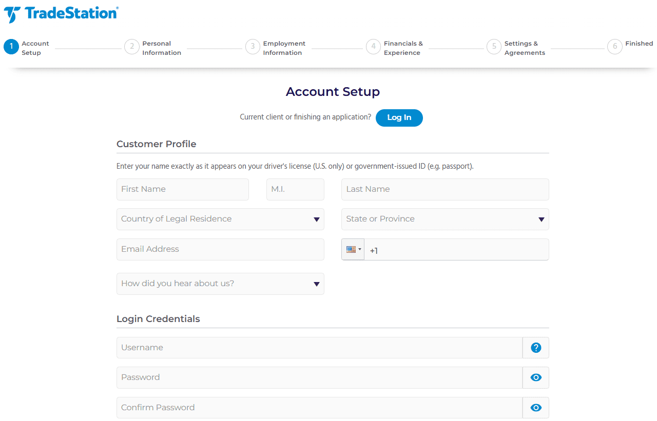 TradeStation Account Opening Review