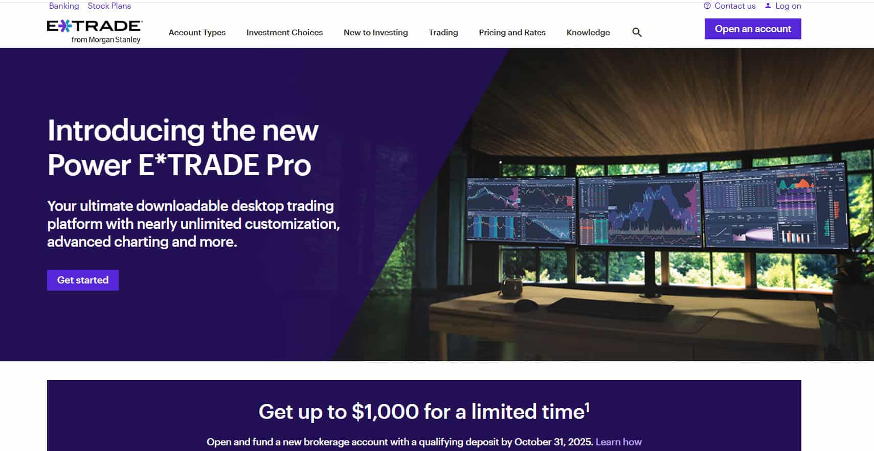 E-Trade Website Review