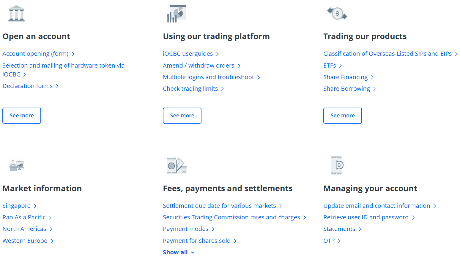 OCBC Securities Support Review