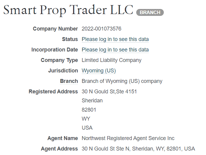 Smart Prop Trader Registration
