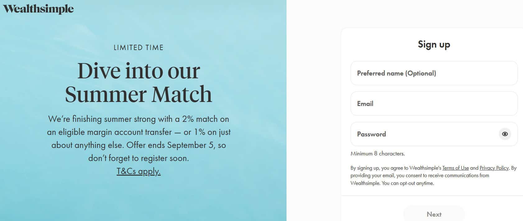 Wealthsimple Account Opening Review