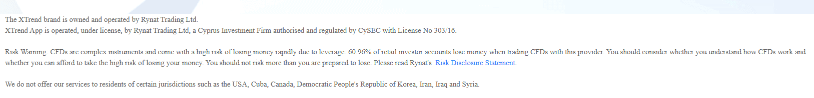 XTrend Regulation Review