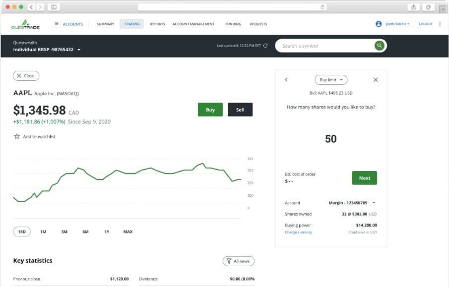 Questrade Platform Review