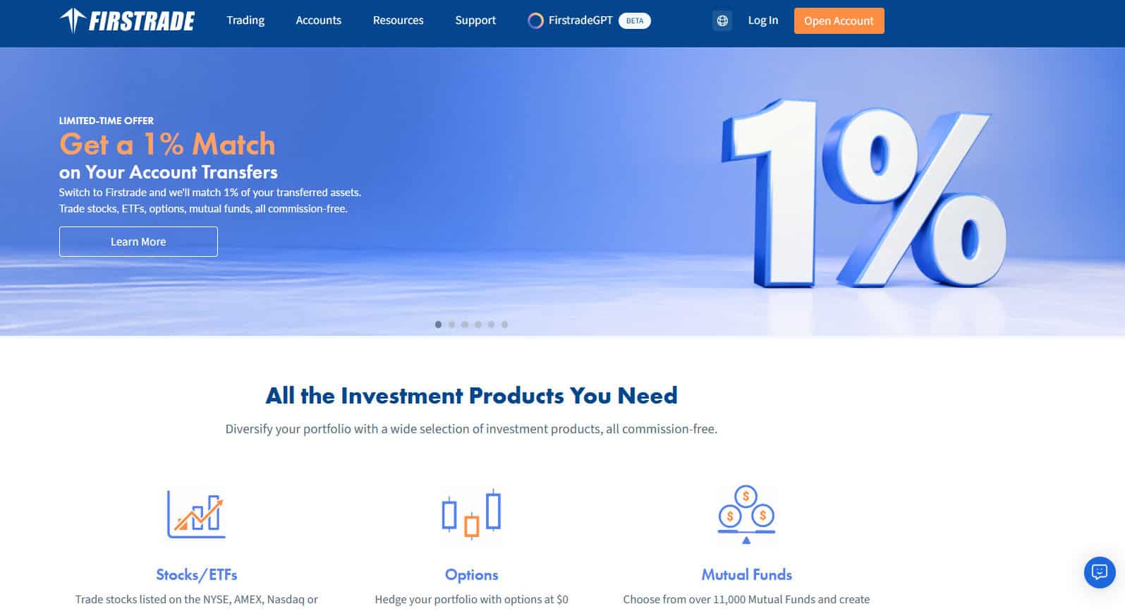 Firstrade Website Review