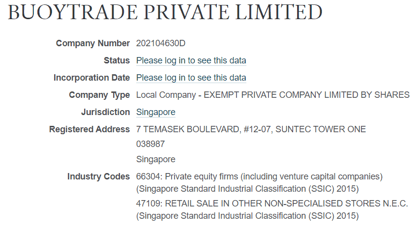 BuoyTrade Registration
