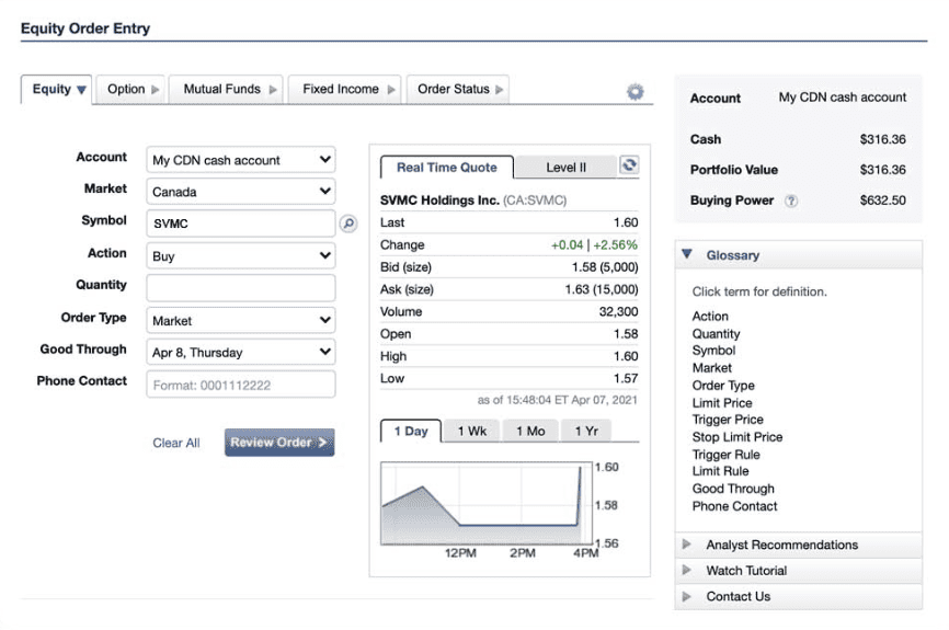 Qtrade Platform Review
