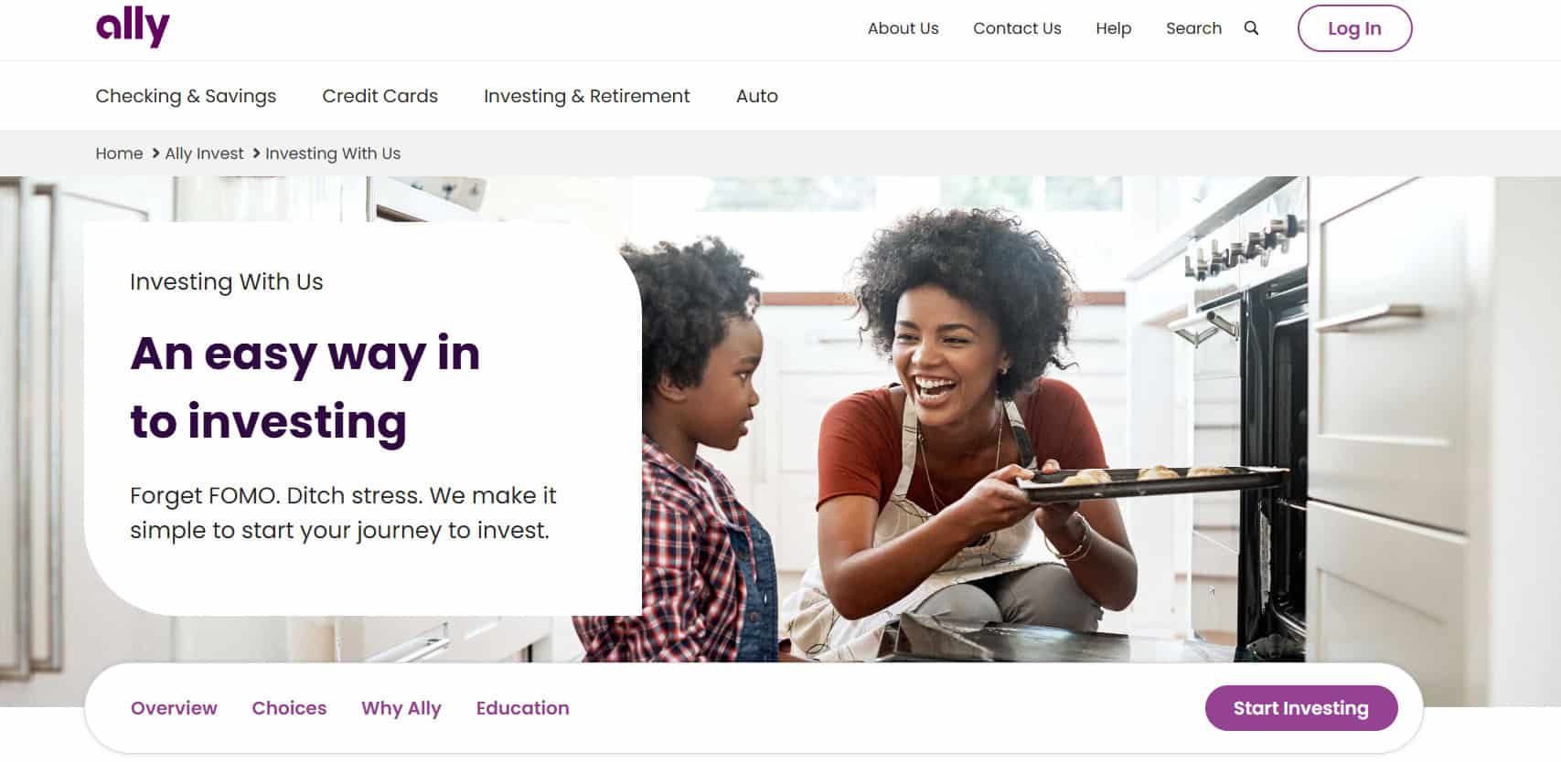 Ally Invest Website Review