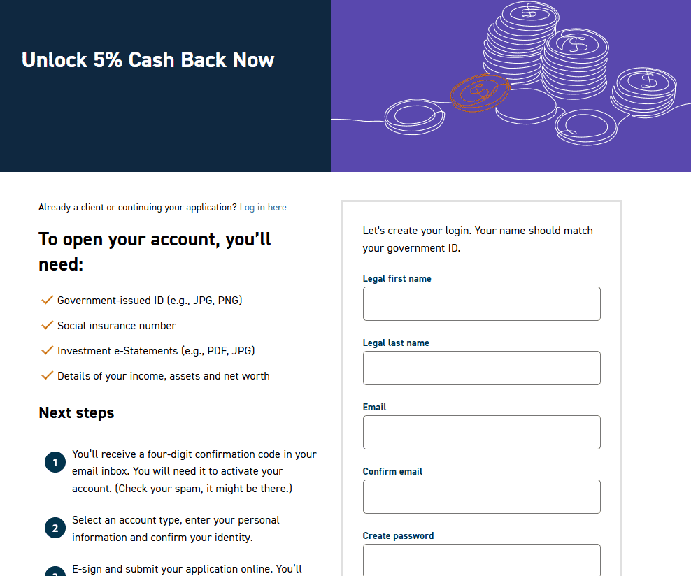 Qtrade Account Opening Review